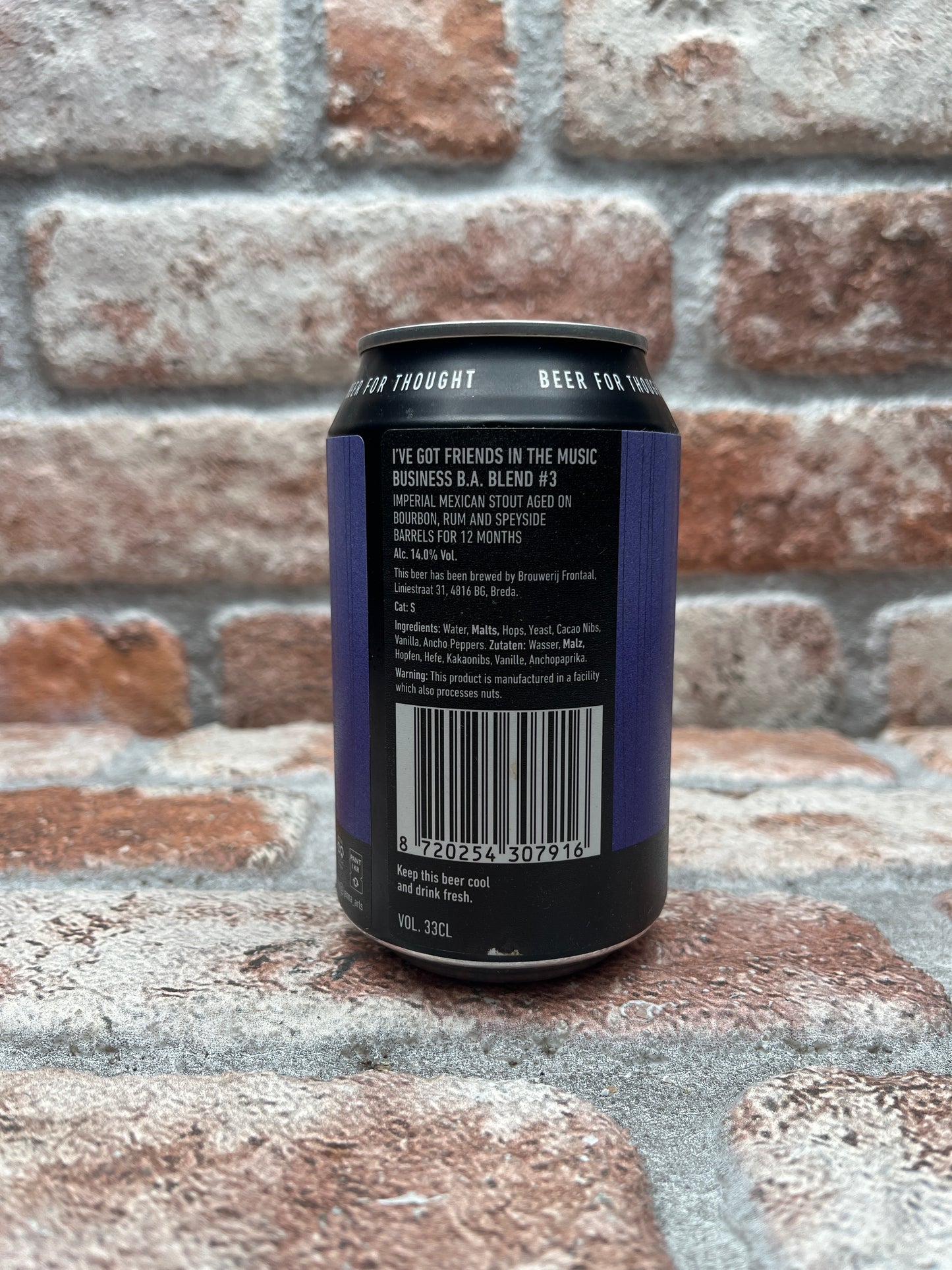 Frontal I've Got Friends In The Music Business BA Blend #3 2021 Stout - 33 CL