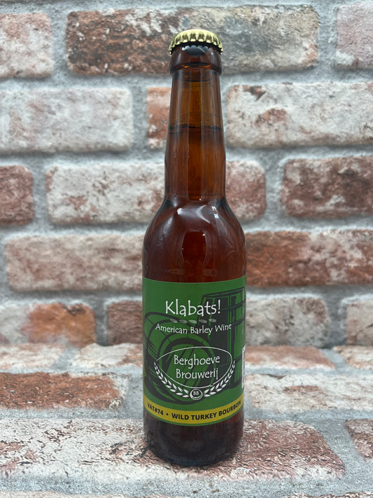 Berghoeve Vat#74 Klabats! Im Fass gereifter Wild Turkey Bourbon Barleywine – 33 cl