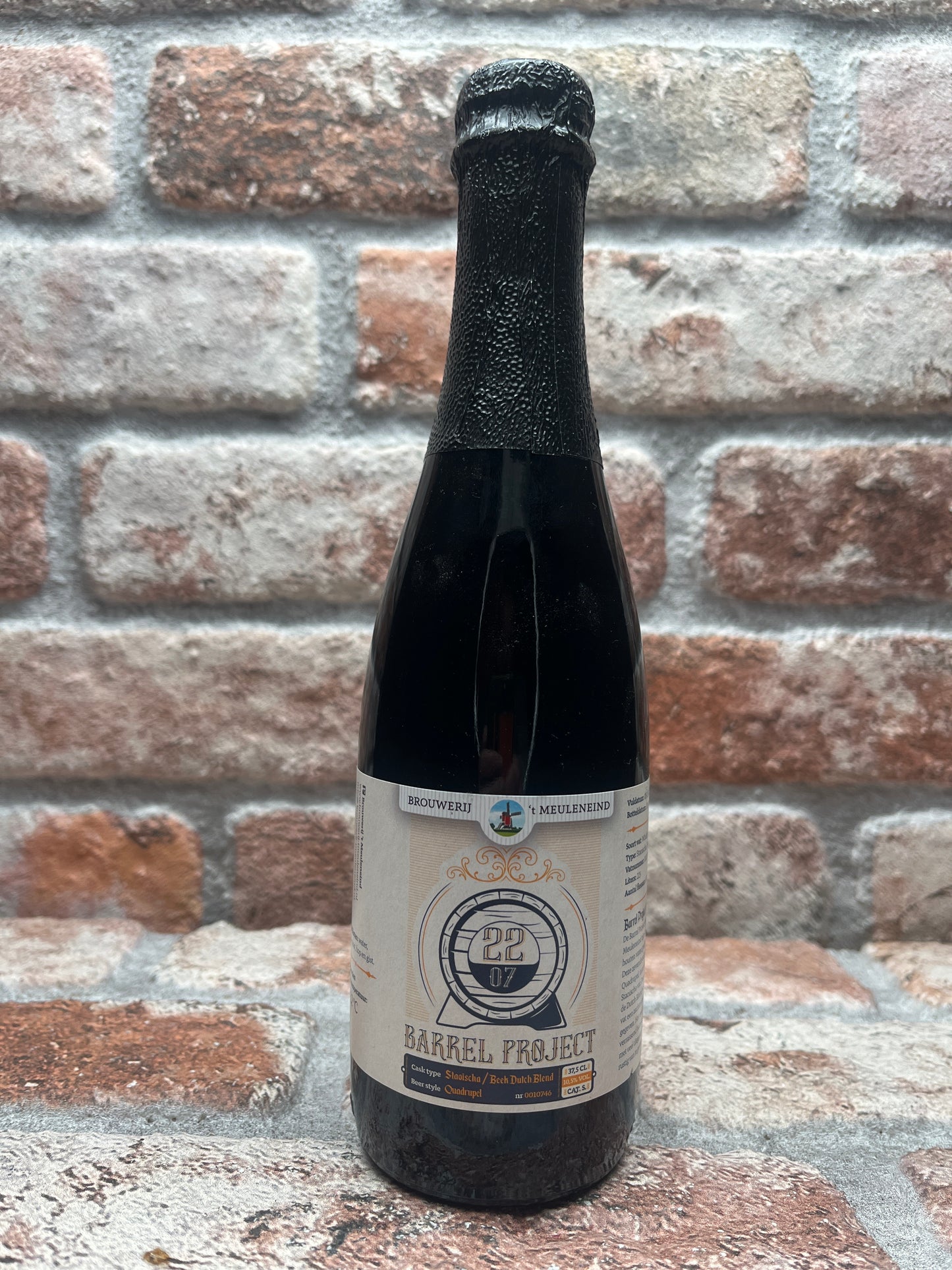 Brouwerij 't Meuleneind Barrel Project 22.07 Quadrupel - 37,5 CL