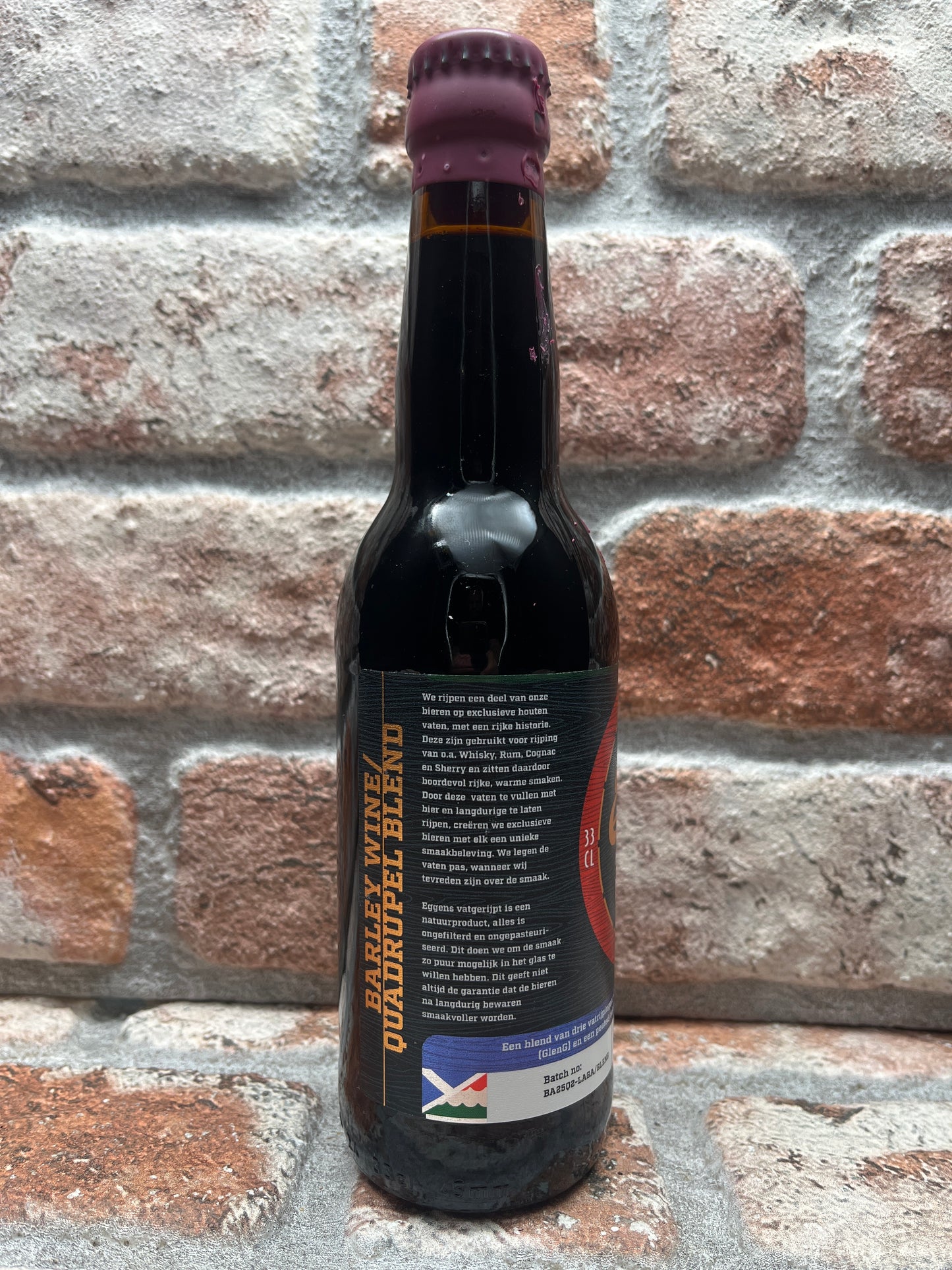 Eggens Vatgerijpt 008/2025 Barleywine - 33 CL