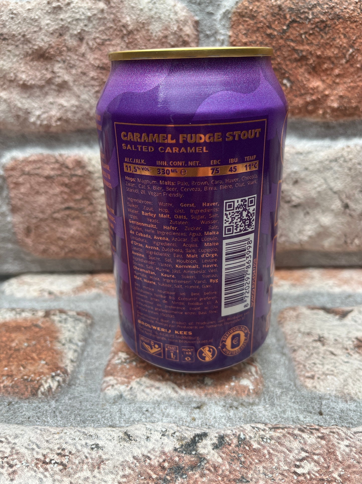 Brauerei Kees Caramel Fudge Salted Caramel Stout - 33 CL