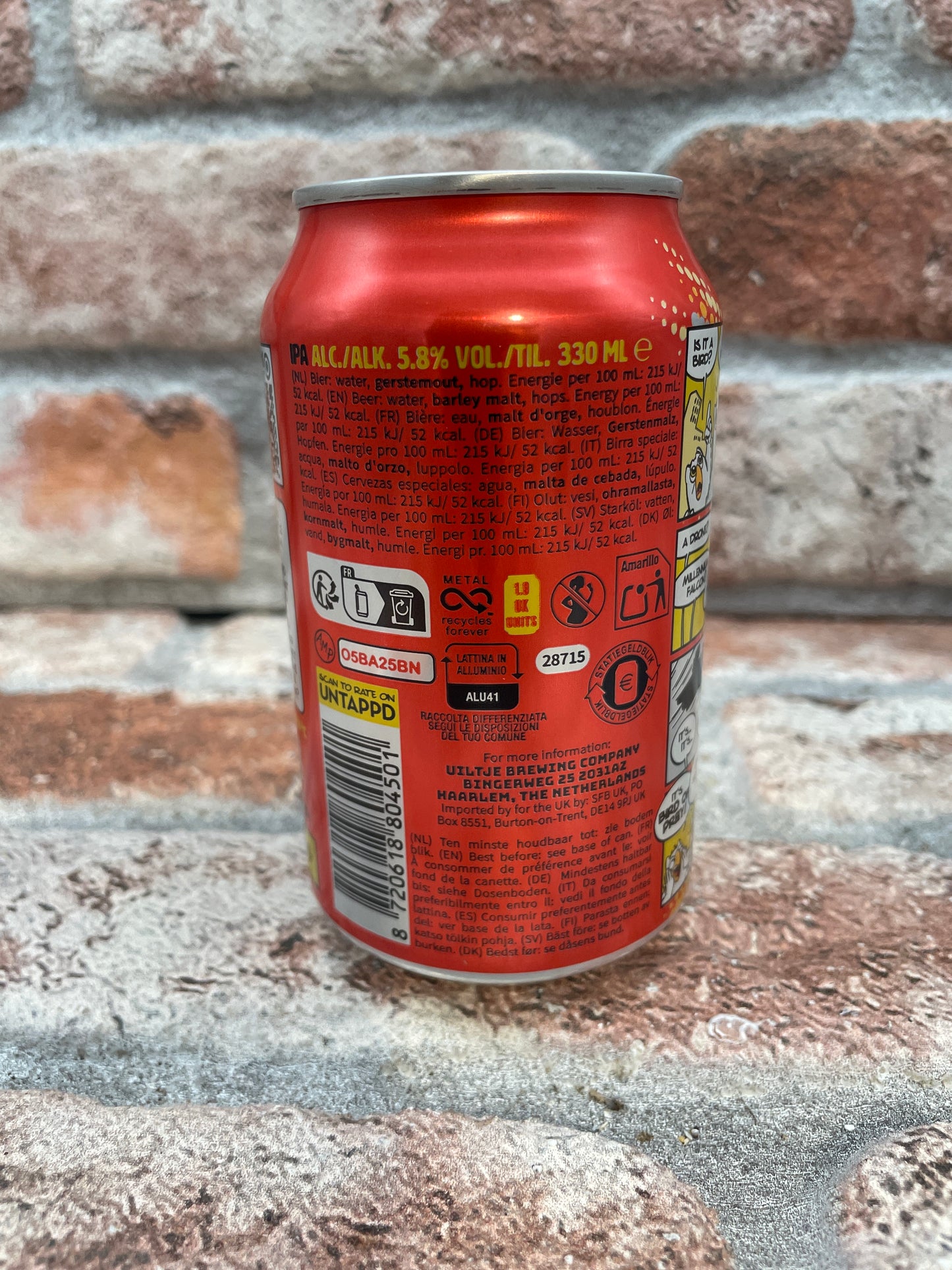 Uiltje Brewing Company Bird Of Prey IPA – 33 CL