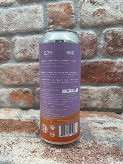 Magic Road Pretty Orange, Ananas &amp; Vanille Sour - 50 CL