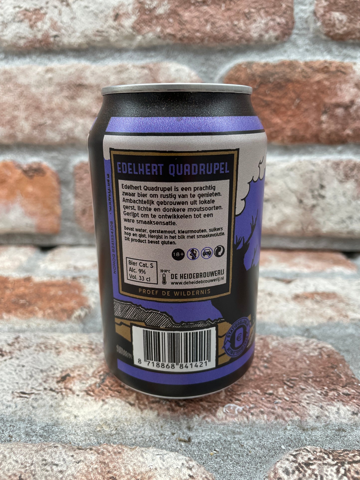 Heidebrouwerij Edelhert Quadrupel - 33 CL
