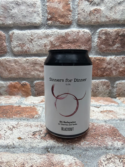 Blackout Brewing Sinners for Dinners Barleywine - 33 CL