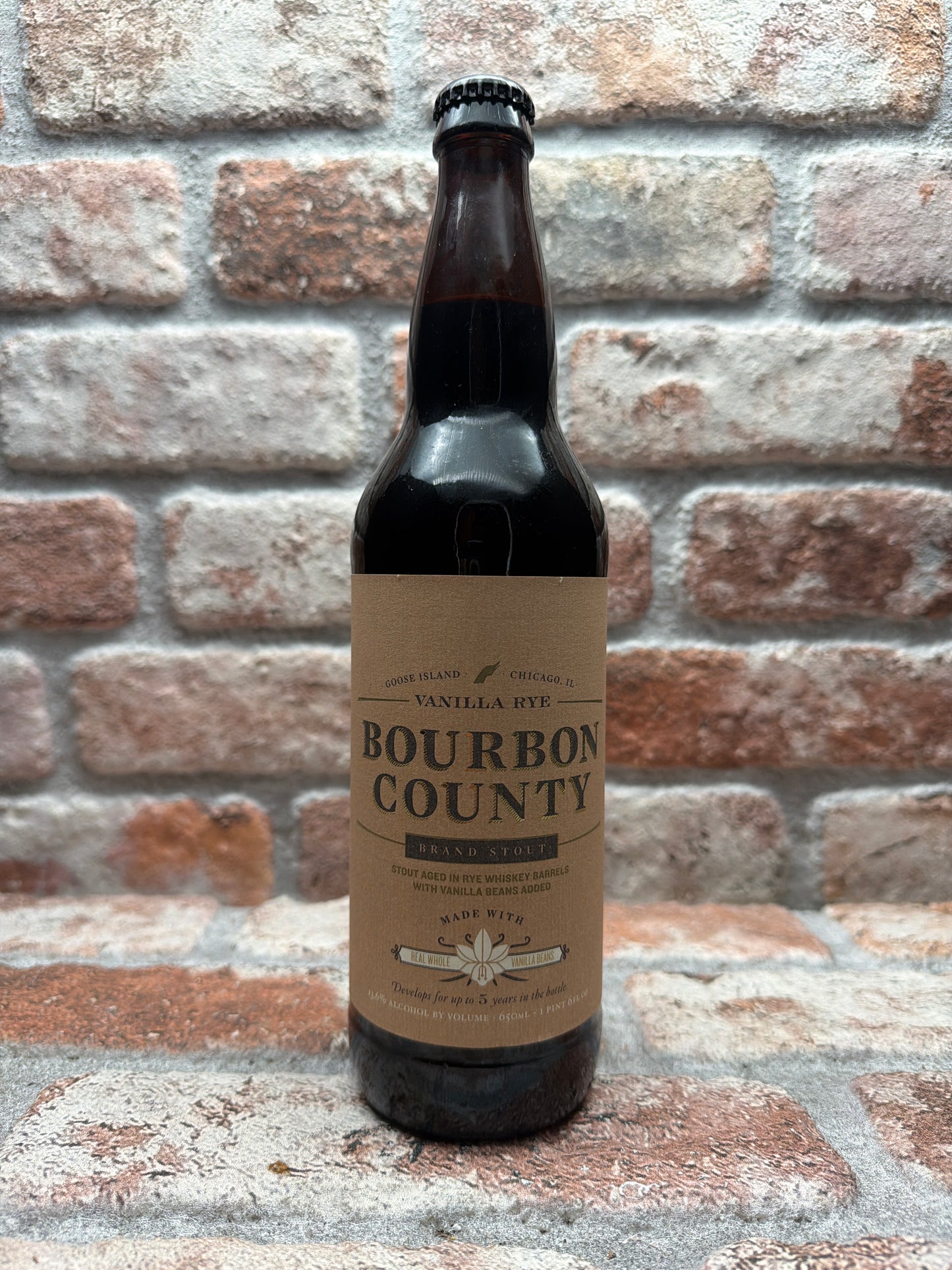 Goose Island Bourbon County Brand Stout Vanilla Rye 2014 Stout - 65 CL