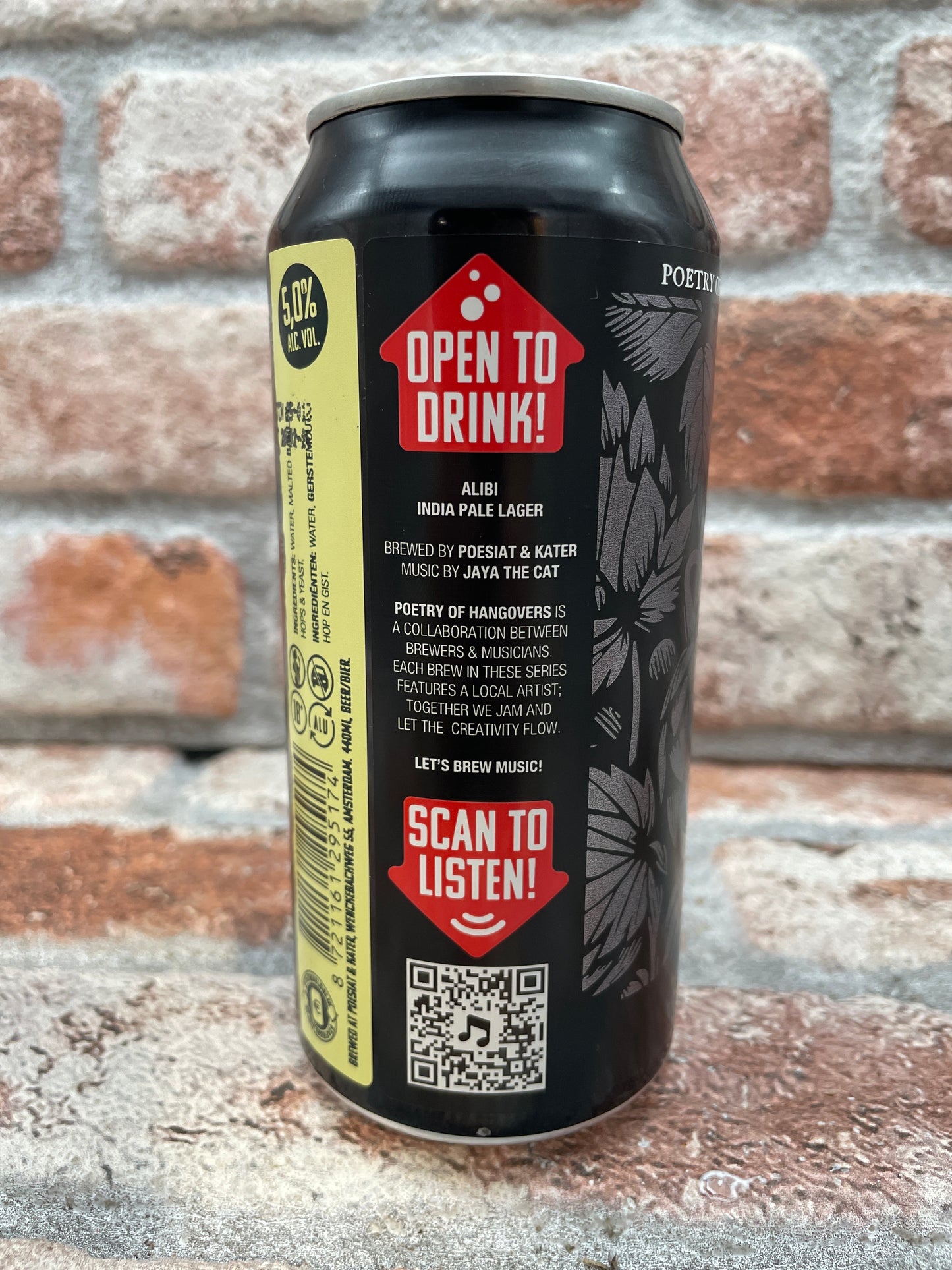 Poesiat & Kater Alibi India Pale Lager - 44 CL