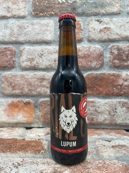 Lupum Imperial Stout Ahorn &amp; Kokosnuss Bourbon BA Stout - 33 CL