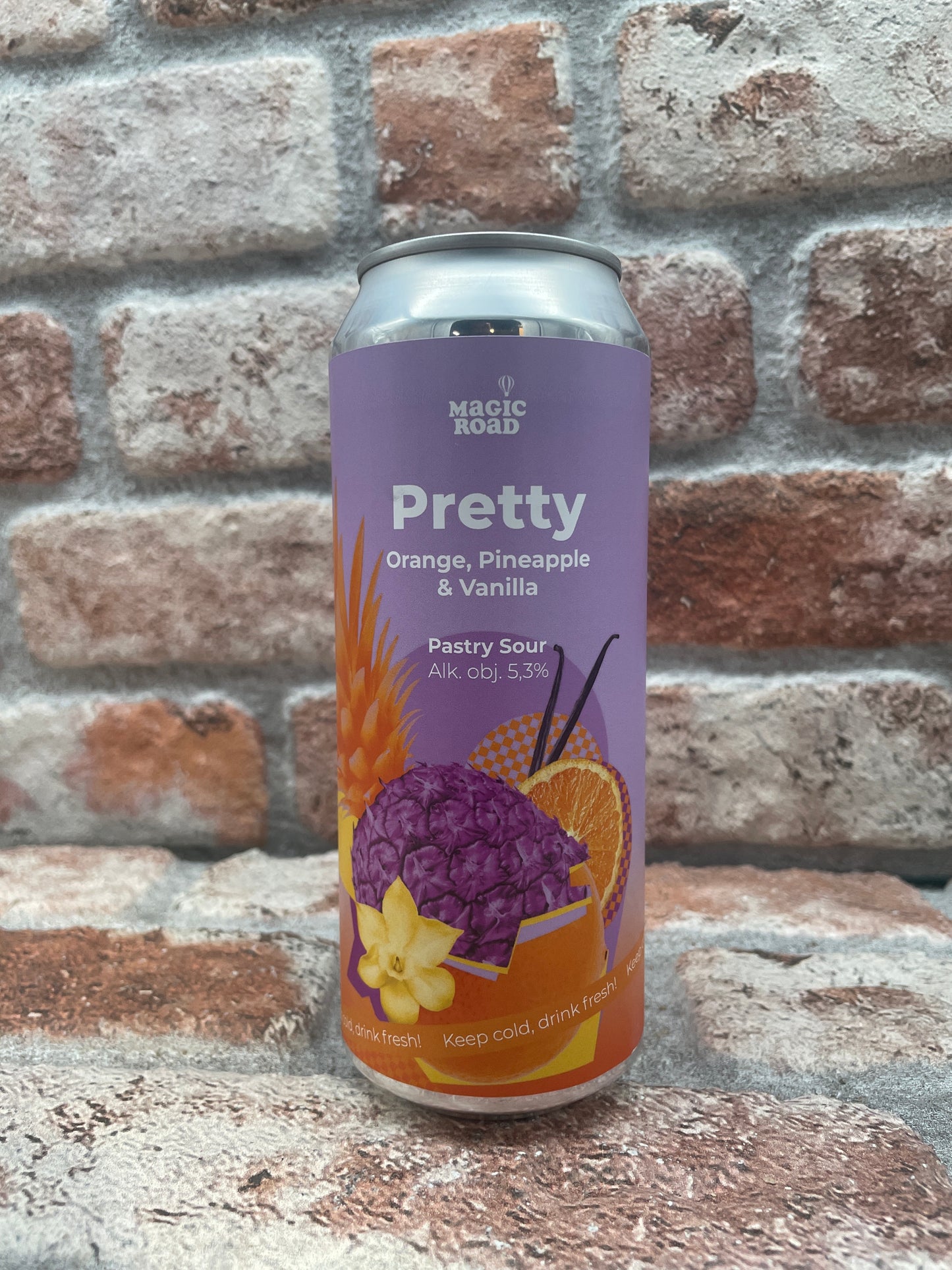 Magic Road Pretty Orange, Ananas &amp; Vanille Sour - 50 CL