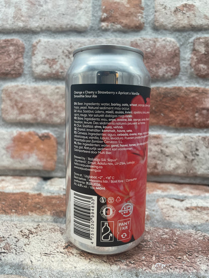 Ãrpus Orange x Kirsche x Erdbeere x Aprikose x Vanille Smoothie Sour - 44 CL