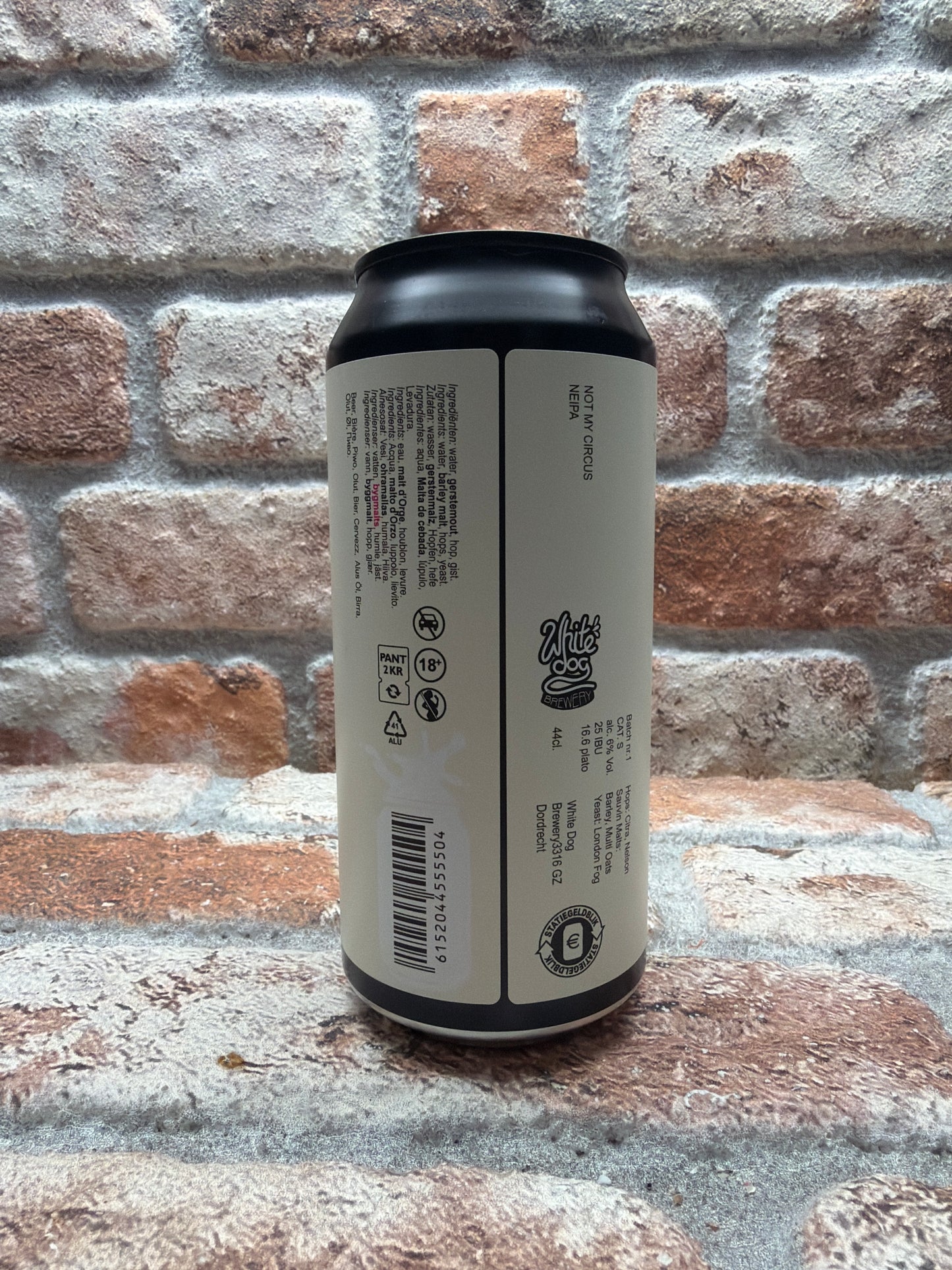 White Dog Brewery NOT MY CIRCUS IPA - 44 CL