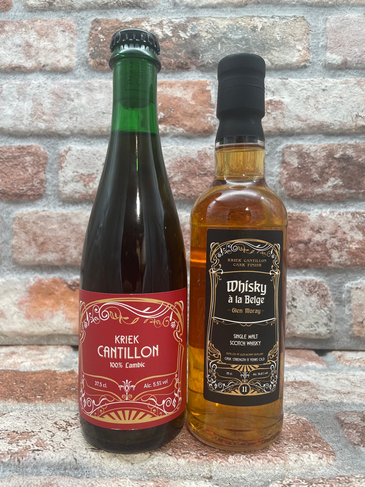 Cantillon Kriek 2020 &amp; Kriek Finished Glen Moray Single Malt Lambic/Geuze – 37,5 CL