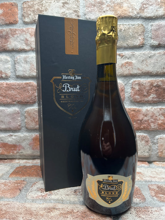 Hertog Jan Brut Blond Champagnebier met doos - 75 CL
