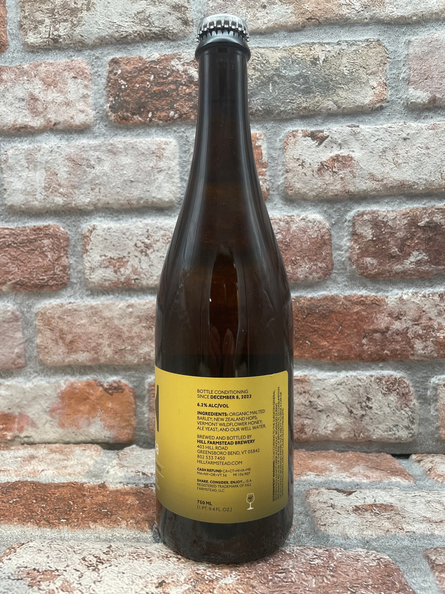 Hill Farmstead Anna: Motueka™ (12.08.2022) 2022 Saison Ale – 75 CL