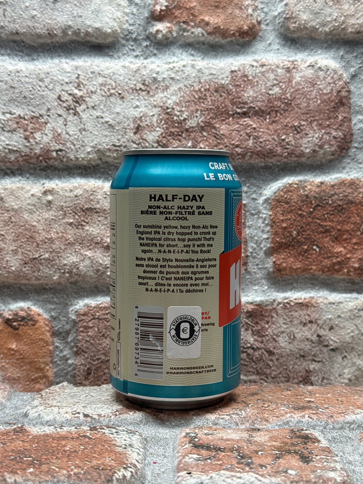 Harmon's Non-Alc Craft Brewing Half-Day Blond - 35 CL