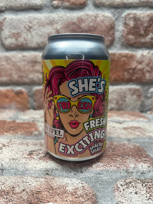Muifel Brouwerij She's Fresh Fresh Exciting Edellager 2025 Pilsner - 33 CL