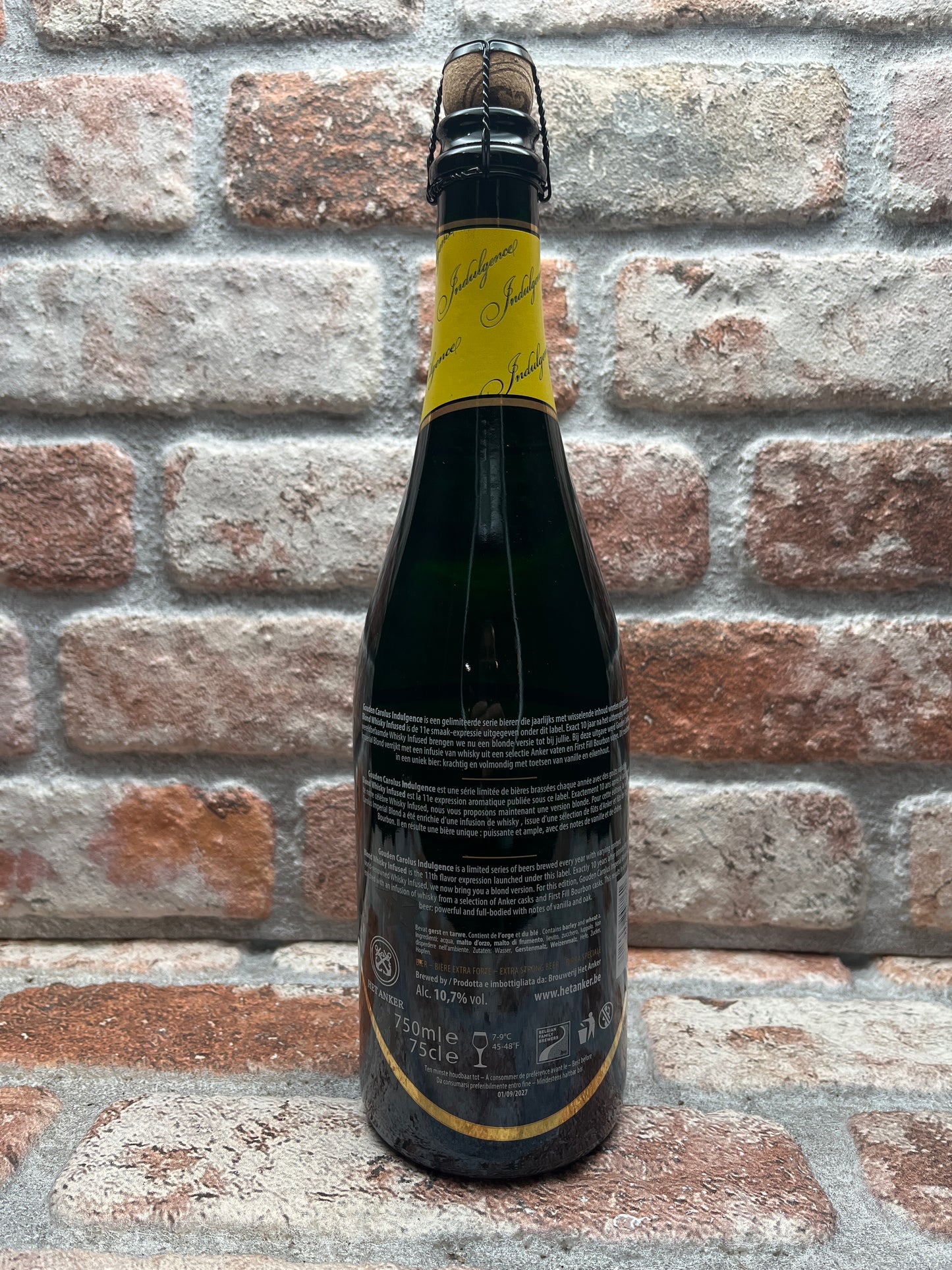 Gouden Carolus Indulgence - Whiskey Infused 2025 Blonde - 75 CL