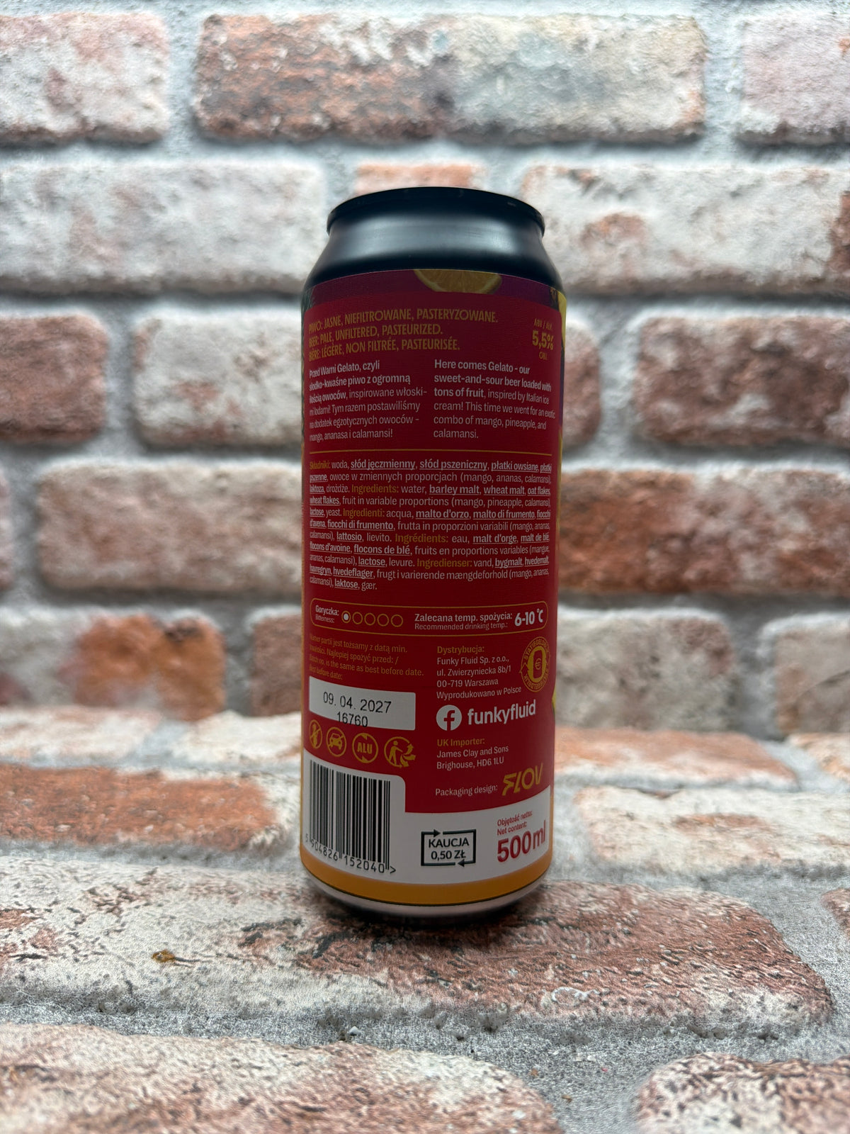 Funky Fluid Gelato: Tropical Shake 2026 Sour - 50 CL