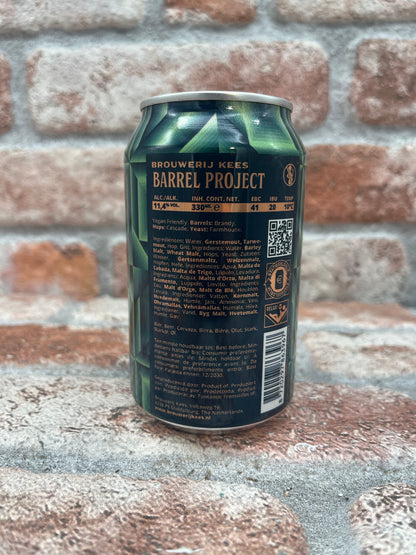 Brouwerij Kees Barrel Project Dark Saison Aged In Brandy Barrels 2025 Saison Ale – 33 CL