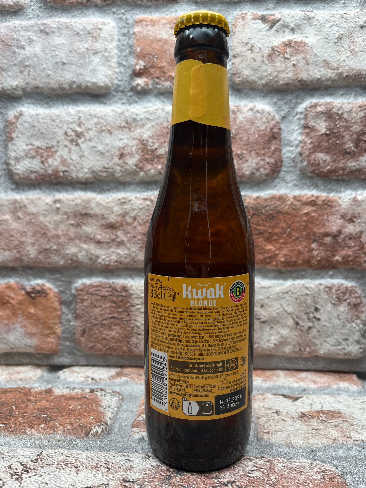 Brauerei Bosteels Kwak Blond - 33 CL