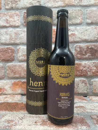 More Brewing Barrel-Aged Henna: Birthday 2022 Stout – 50 CL