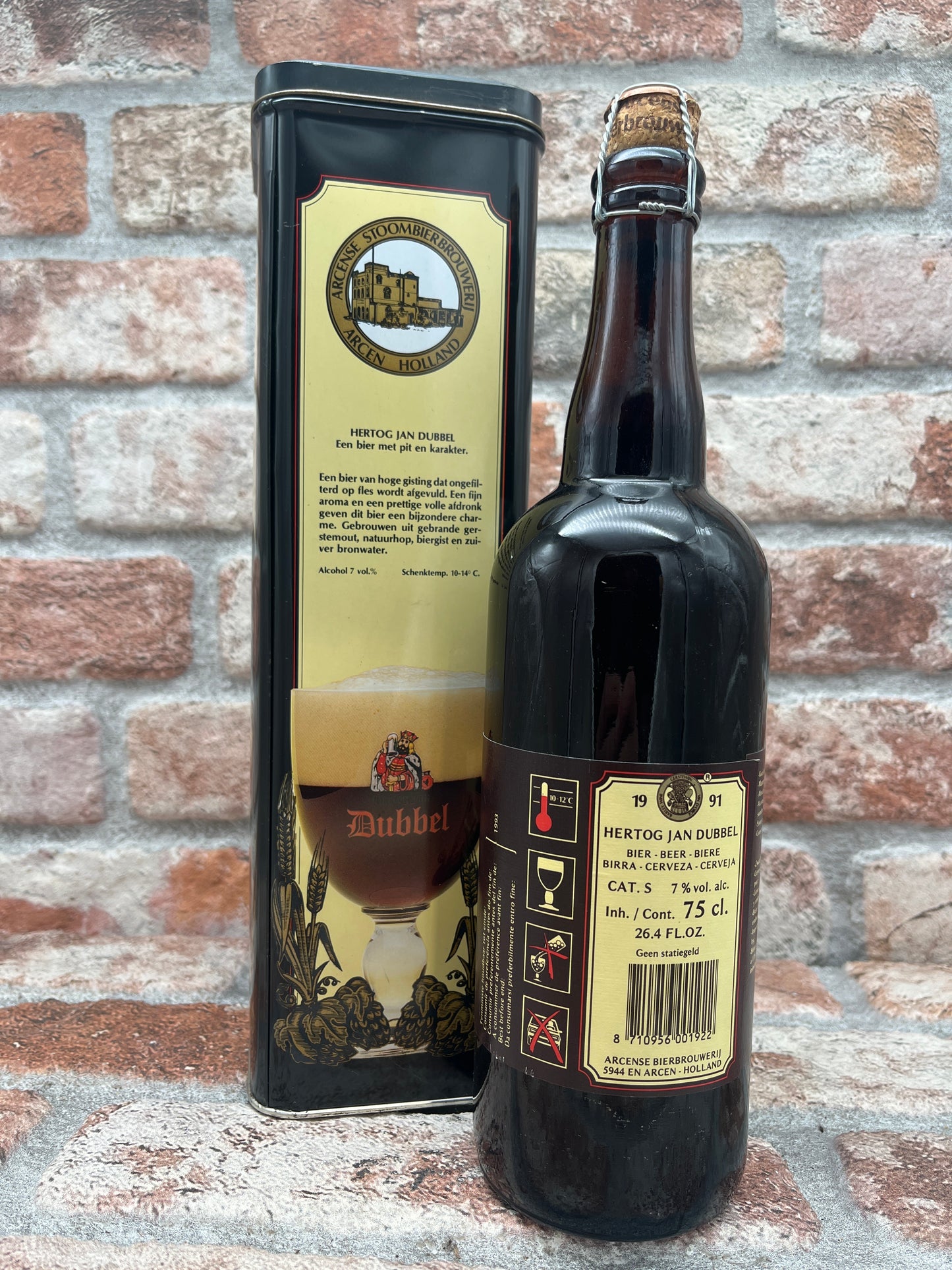 Hertog Jan Met blik 1991 Dubbel - 75 CL