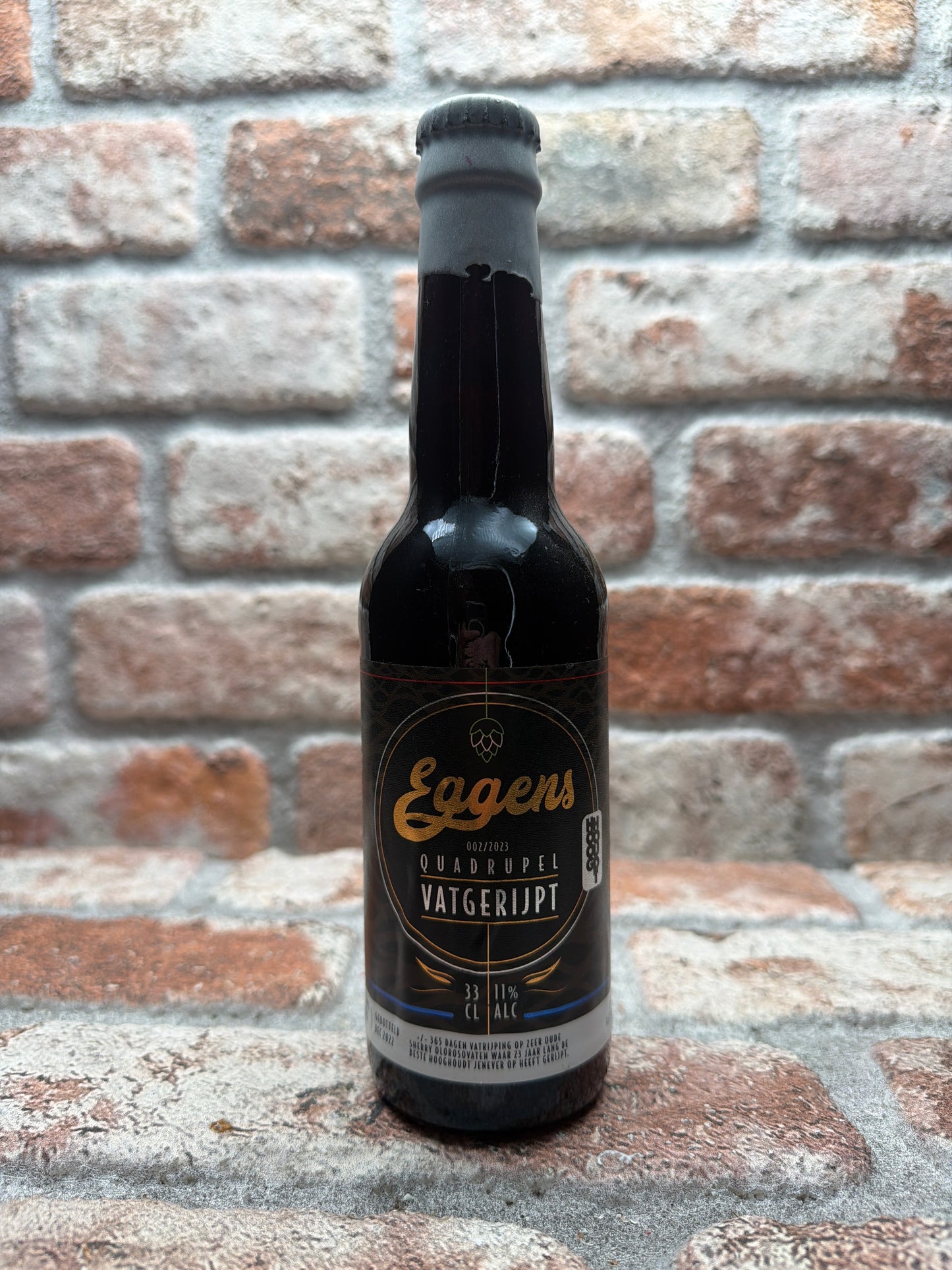 Eggens Quadrupel Fassgereift 002/2023 - Sherry Oloroso / Hooghoudt Jenever - 33 CL
