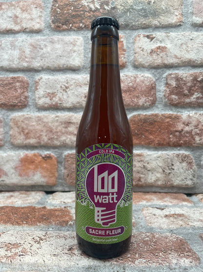 100 Watt Sacre Fleur Cold IPA - 33 CL
