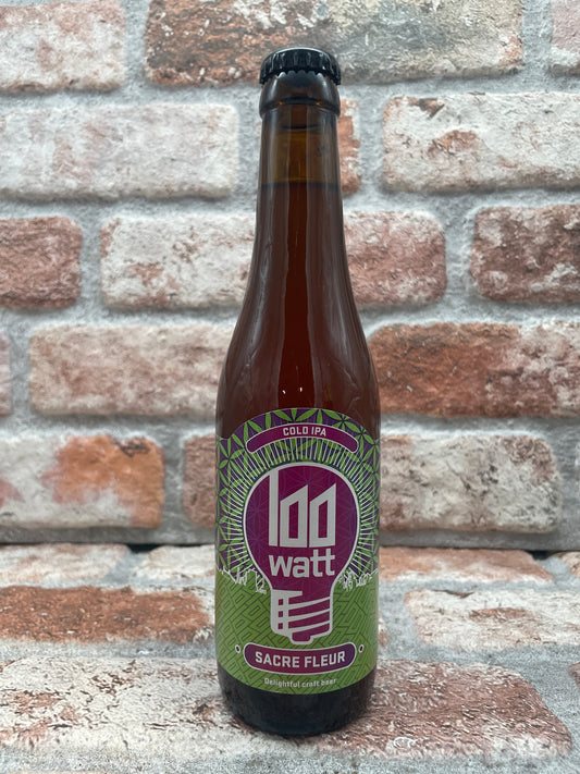 100 Watt Sacre Fleur Cold IPA - 33 CL