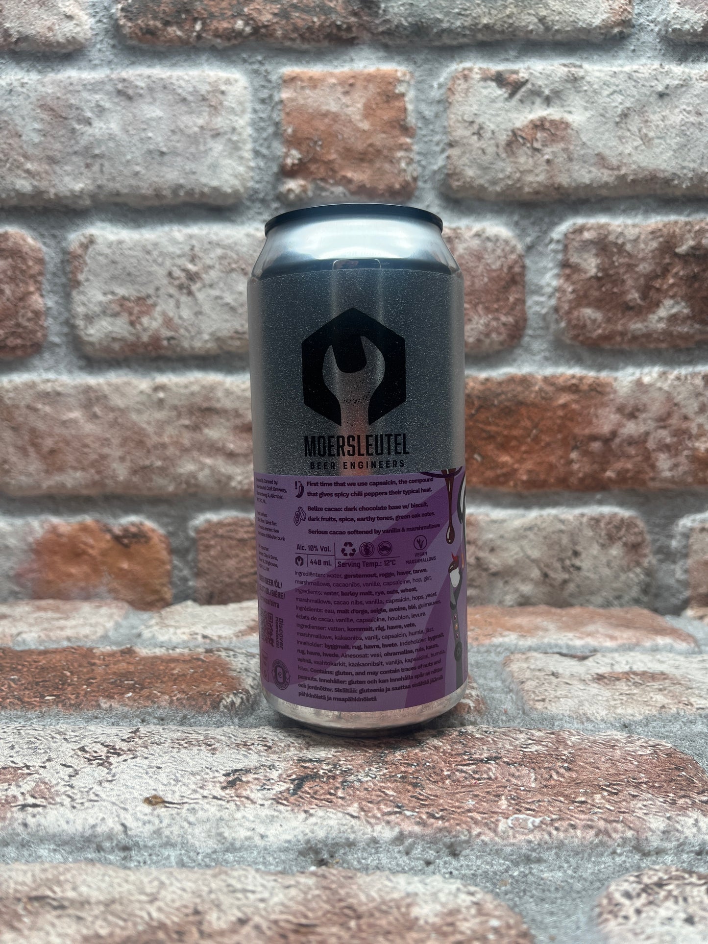 Moersleutel Pastry Factory: Hot Hot Chocolate Marshmallow Stout - 44 CL