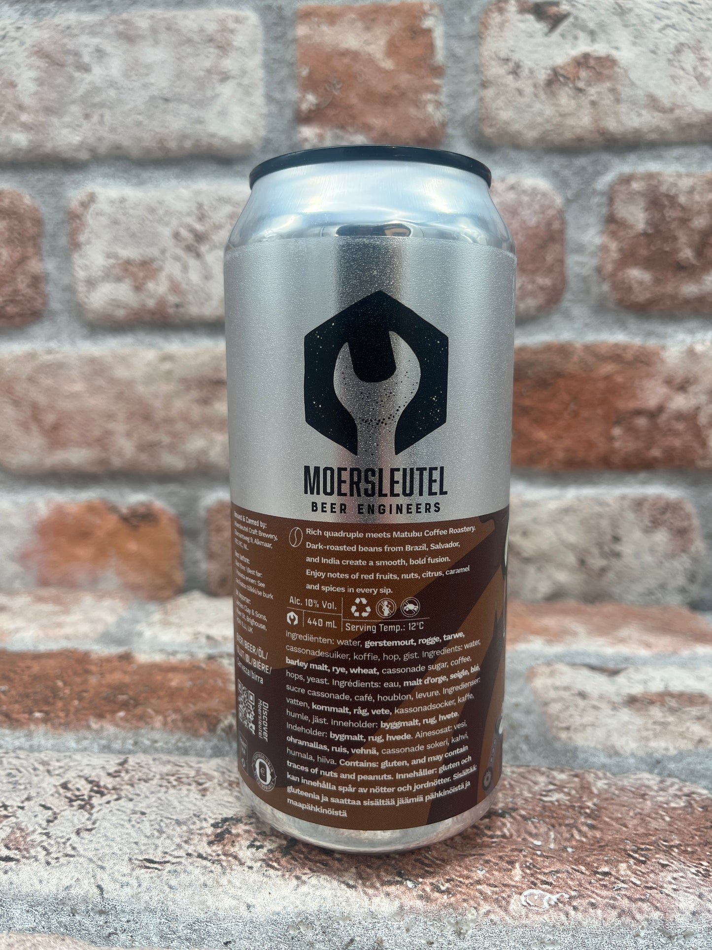 Moersleutel Pastry Factory: Espresso Quad Quadrupel - 44 CL