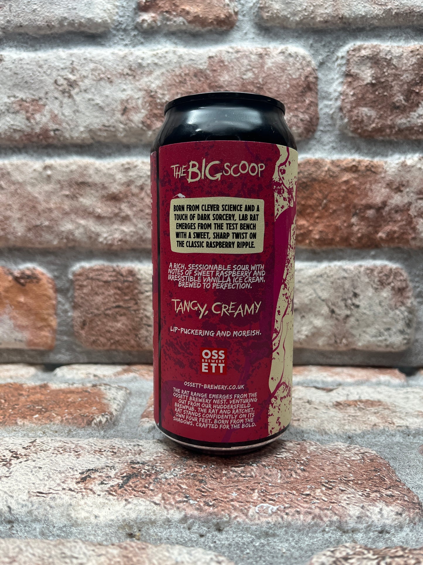 Ossett Brewery Lab Rat - Raspberry Ripple Ice Cream Sour - 44 CL