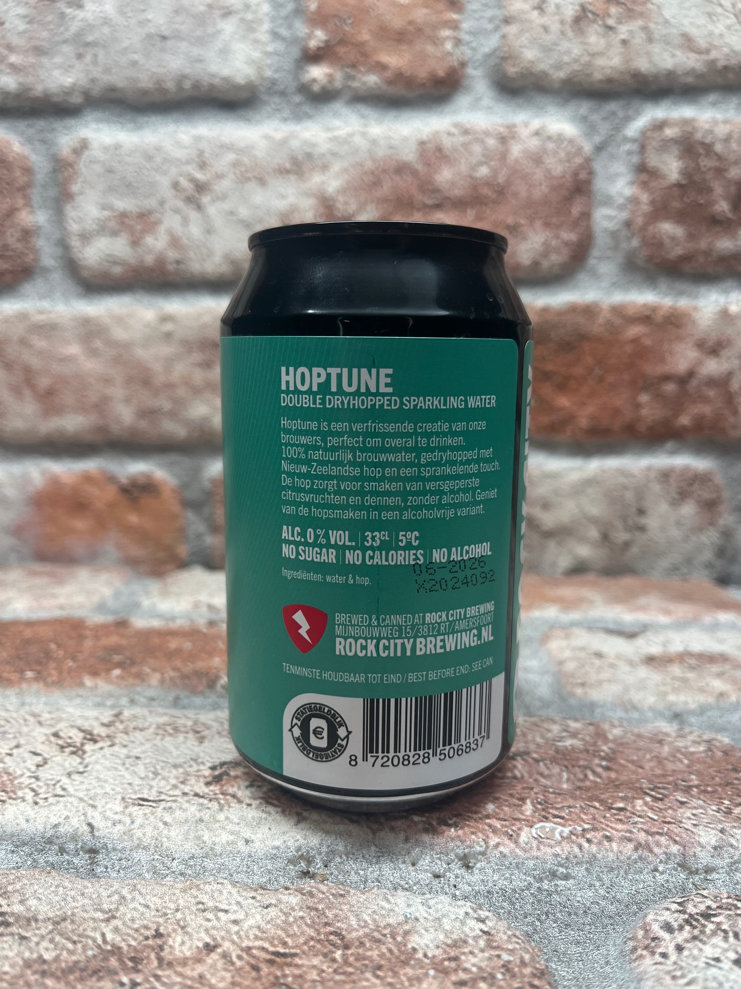 Rock City Hoptune Double Dryhopped Sparkling Hopwater Alkoholfrei - 33 CL