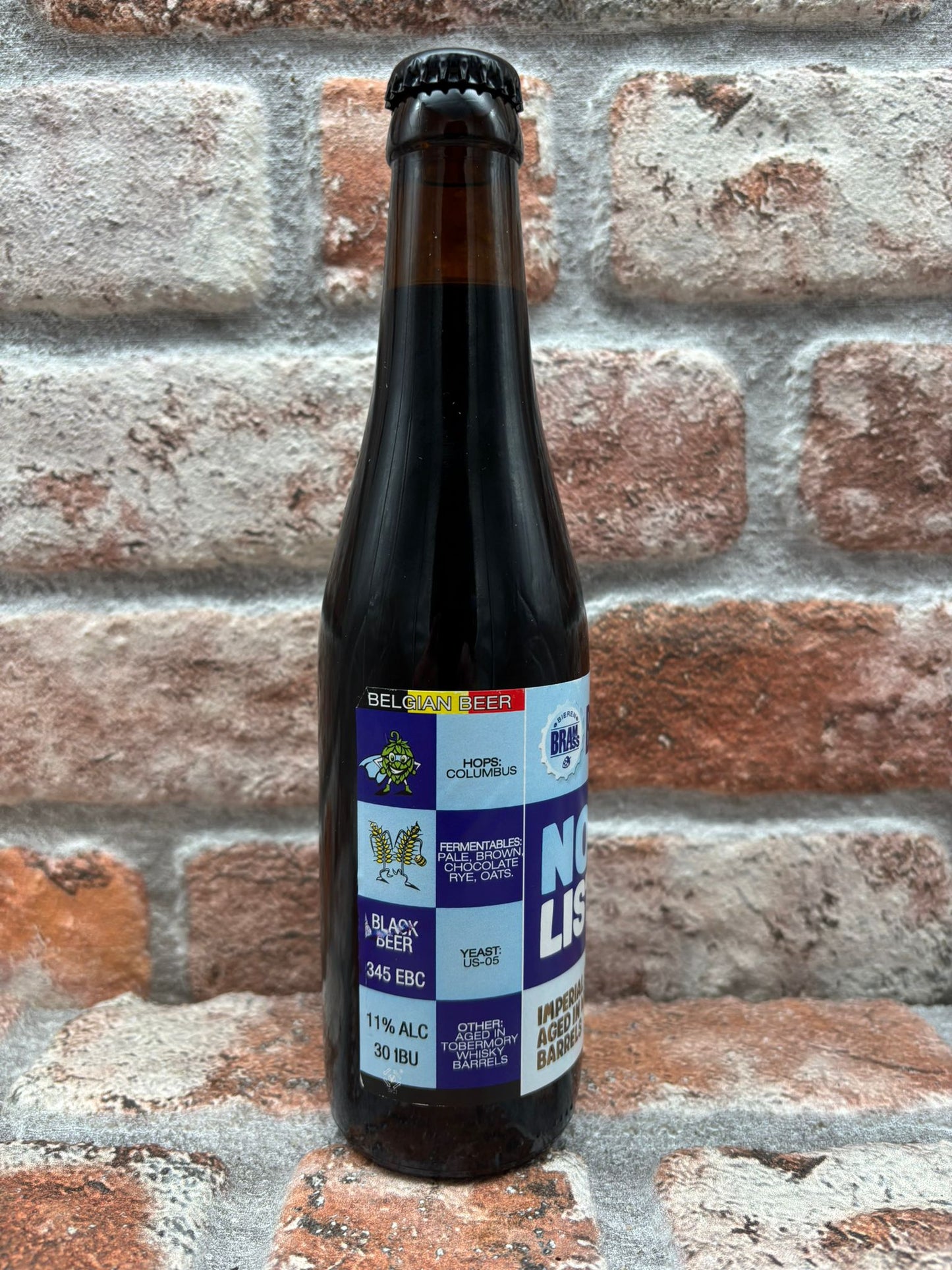 BramBrass Not Listening - Whiskey BA Imperial Stout - 33 CL