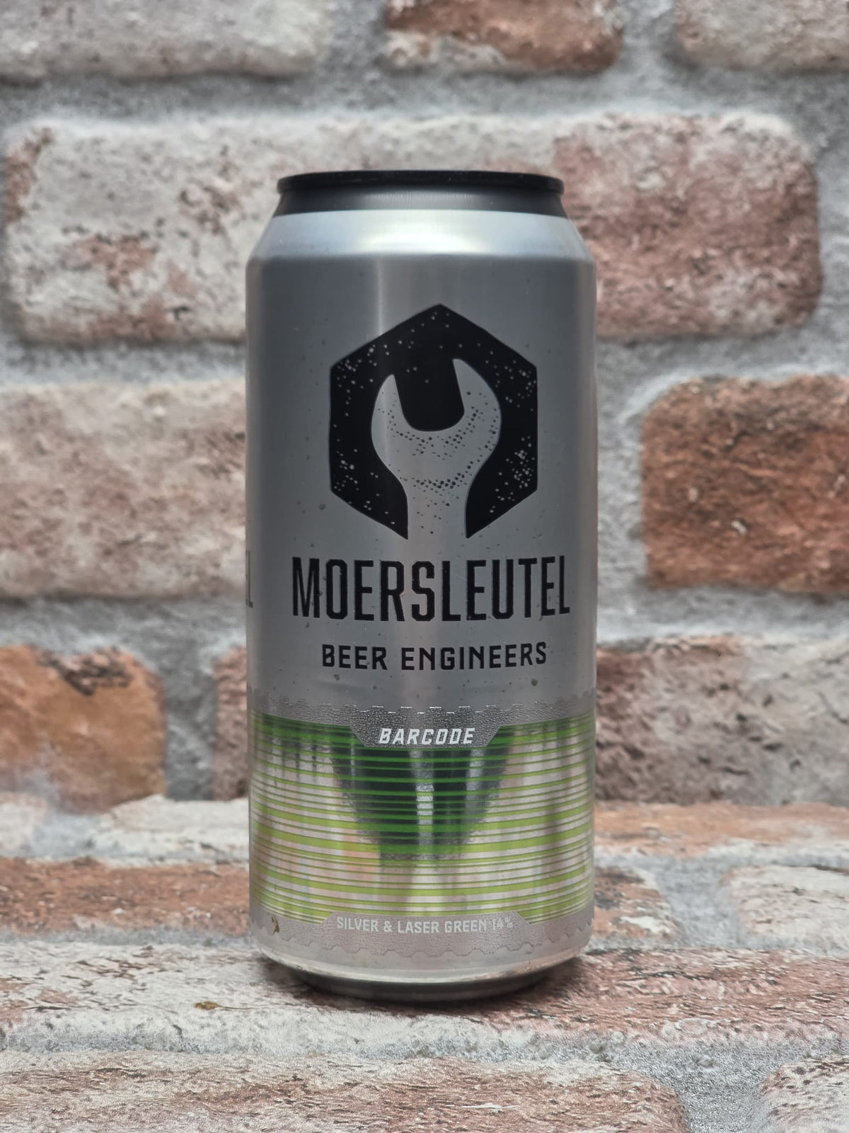 Moersleutel Craft Brewery Barcode: Silver & Laser Green Stout - 44 CL