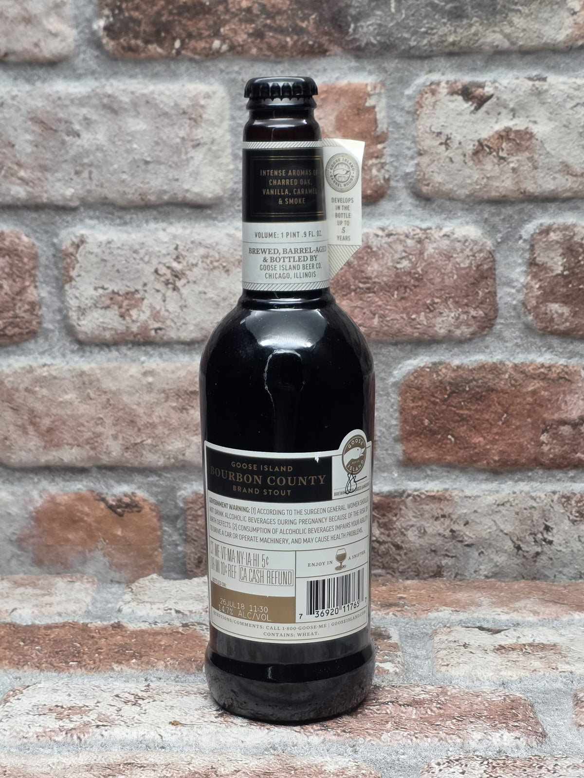 Goose Island Beer Co. Bourbon County Brand Stout (2018) 14.7% - 47.3 CL (1 pint)
