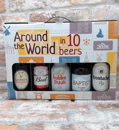 Cadeaupakket Around the World in 10 Beers - 33 CL