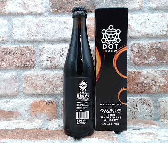 Dot Brew Barrel Aged Shadows Aged in Rum Oloroso &amp; Irish Malt 2024 Barleywine – 33 CL