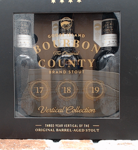 Goose Island Bourbon County Vertical Collection 2017, 2018, 2019 2017 - 47.3 CL (1 pint)