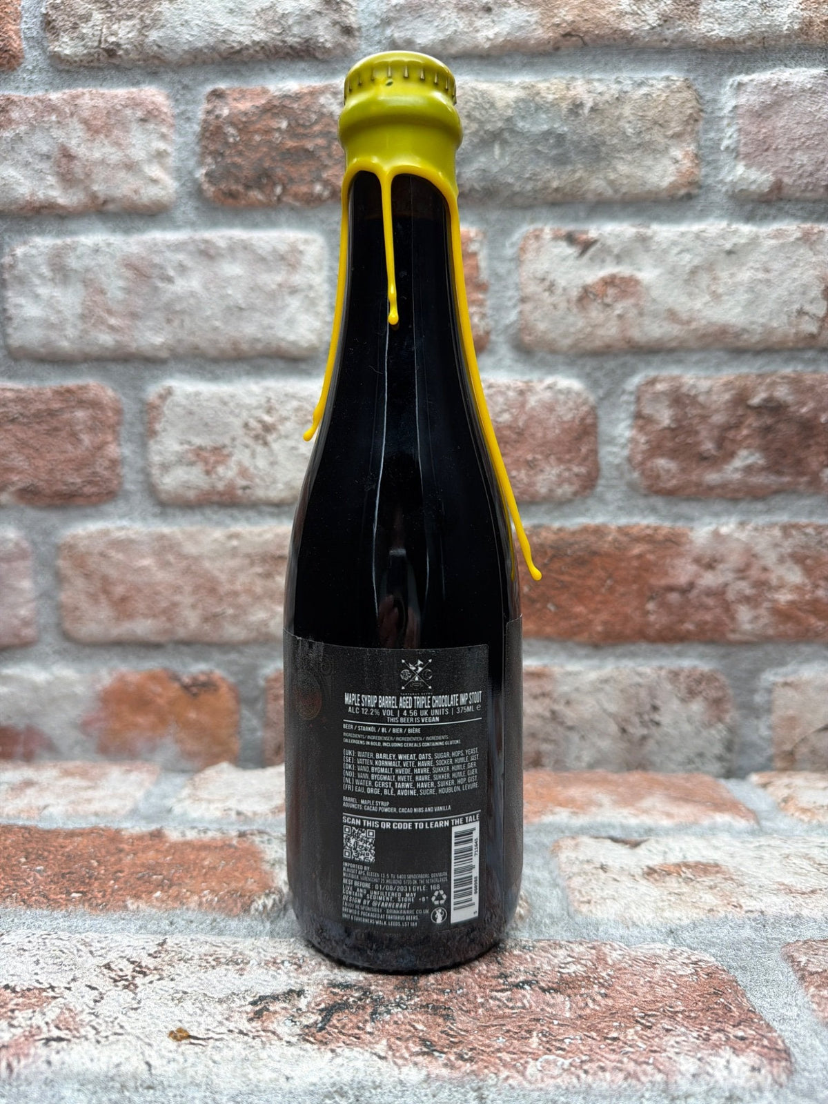 Tartarus Beers Maple Syrup Barrel Aged Bokkenrijder — achterkant
