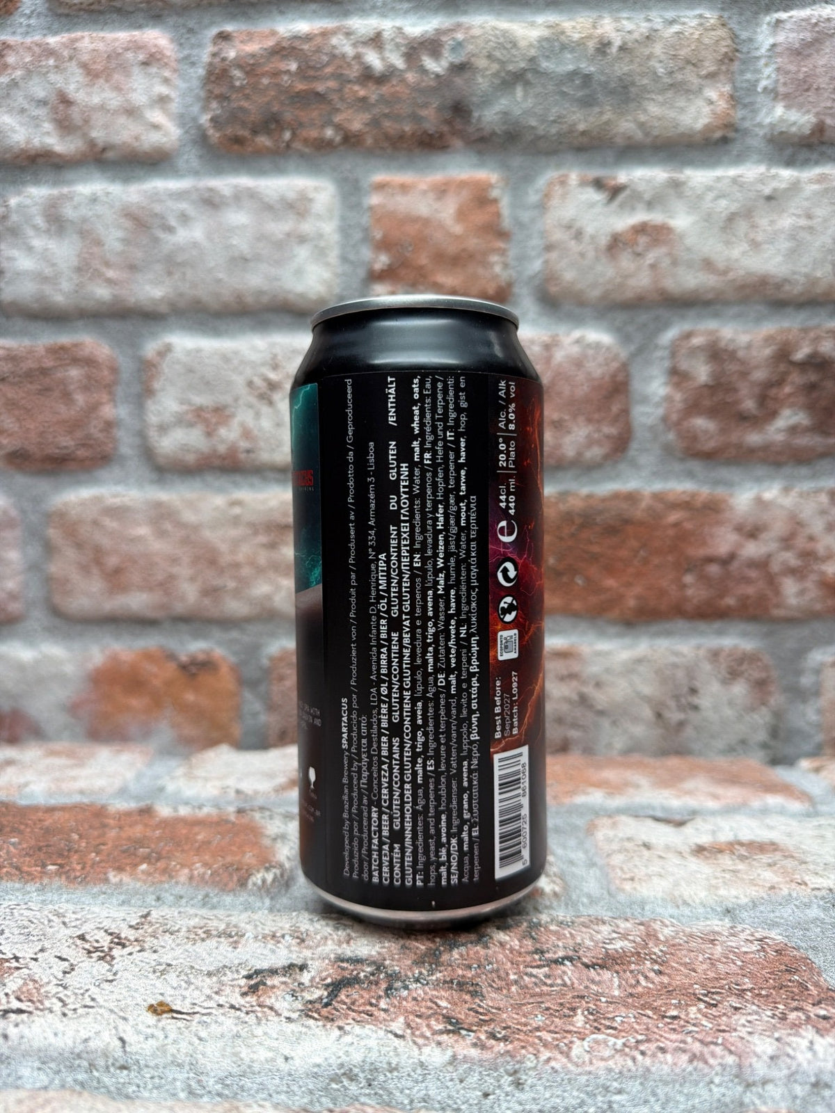 Spartacus Brewing Metaphysical Drama — achterkant