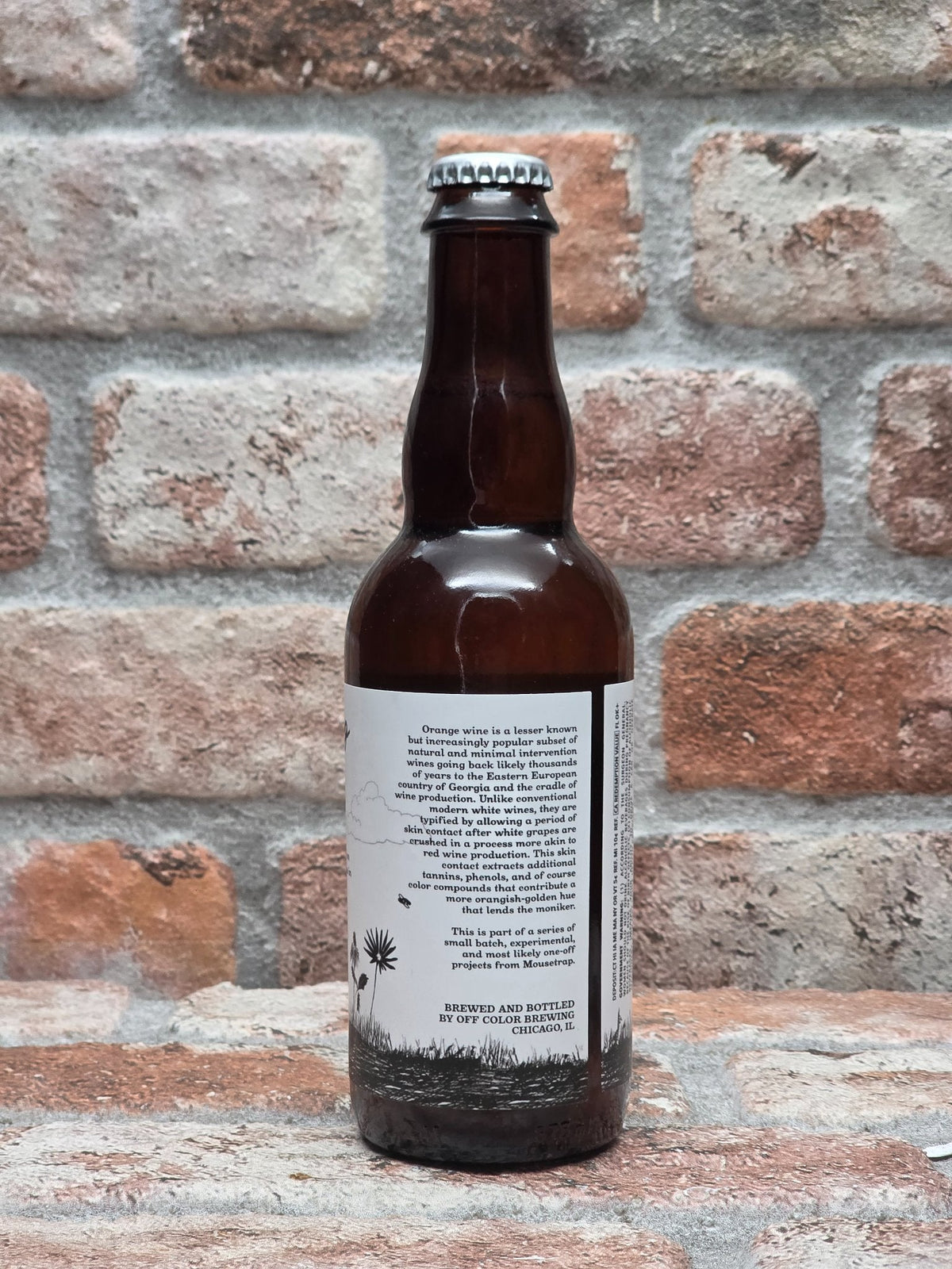 Off Color Brewing Orange Ghost — achterkant