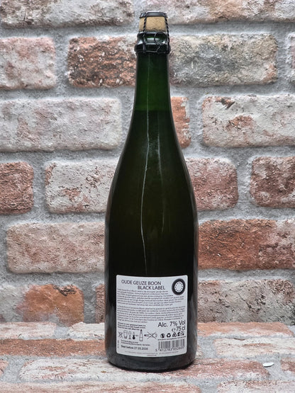 Brouwerij Boon Oude Geuze Boon Black Label (2015) — achterkant