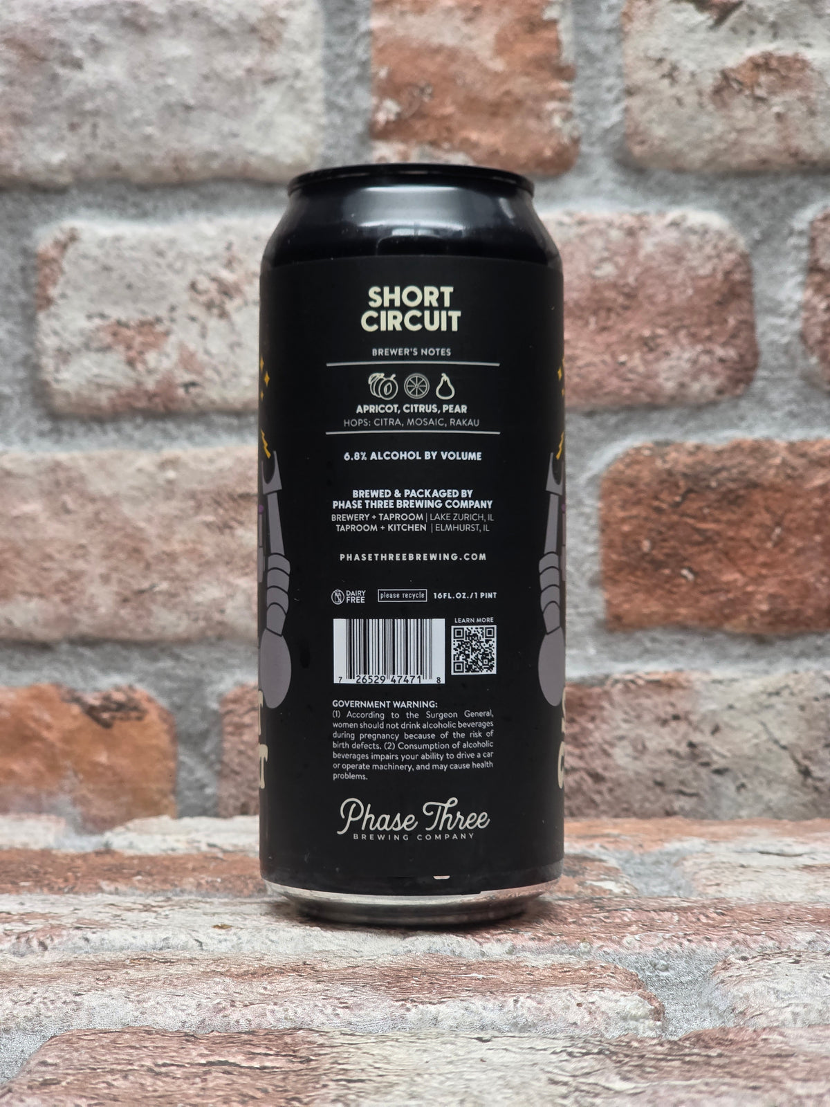 Phase Three Brewing Short Circuit IPA - 47.3 CL (1 pint)