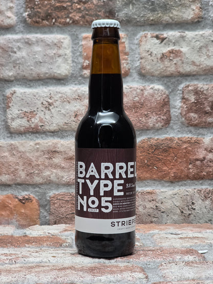 Strieper Craft Beer Company Barreltype No5 BA Sour Flanders Red Ale - 33 CL