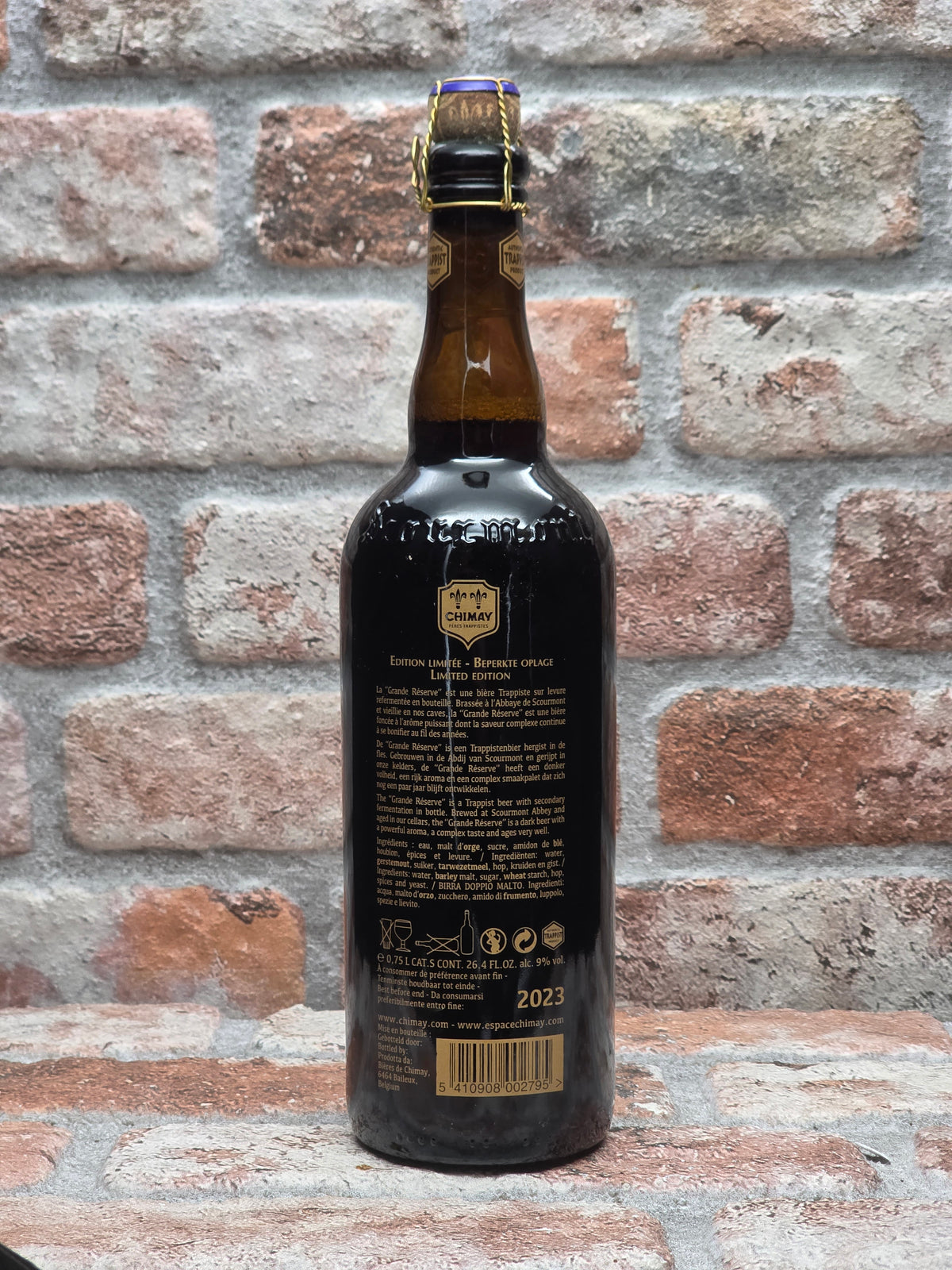 Bières de Chimay Chimay Grande Réserve Limited Edition (2018) Quadrupel - 75 CL