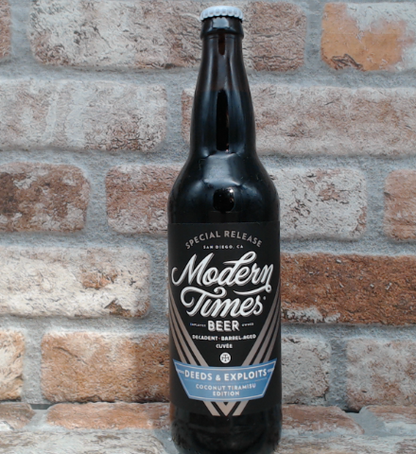 Modern Times Deeds & Exploits Coconut Tiramisu Edition Ale - 47.3 CL (1 pint)