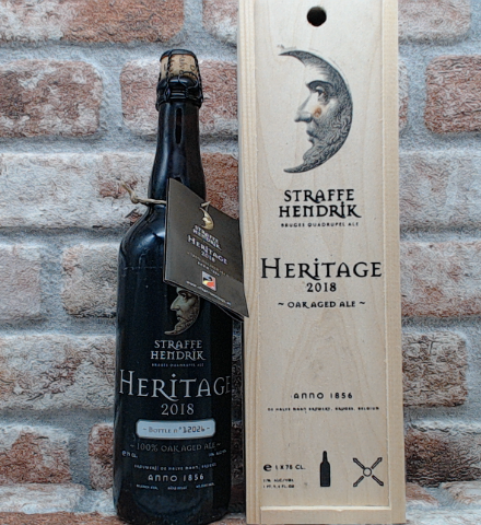 Straffe Hendrik Heritage - met kistje 2018 Quadrupel - 75 CL