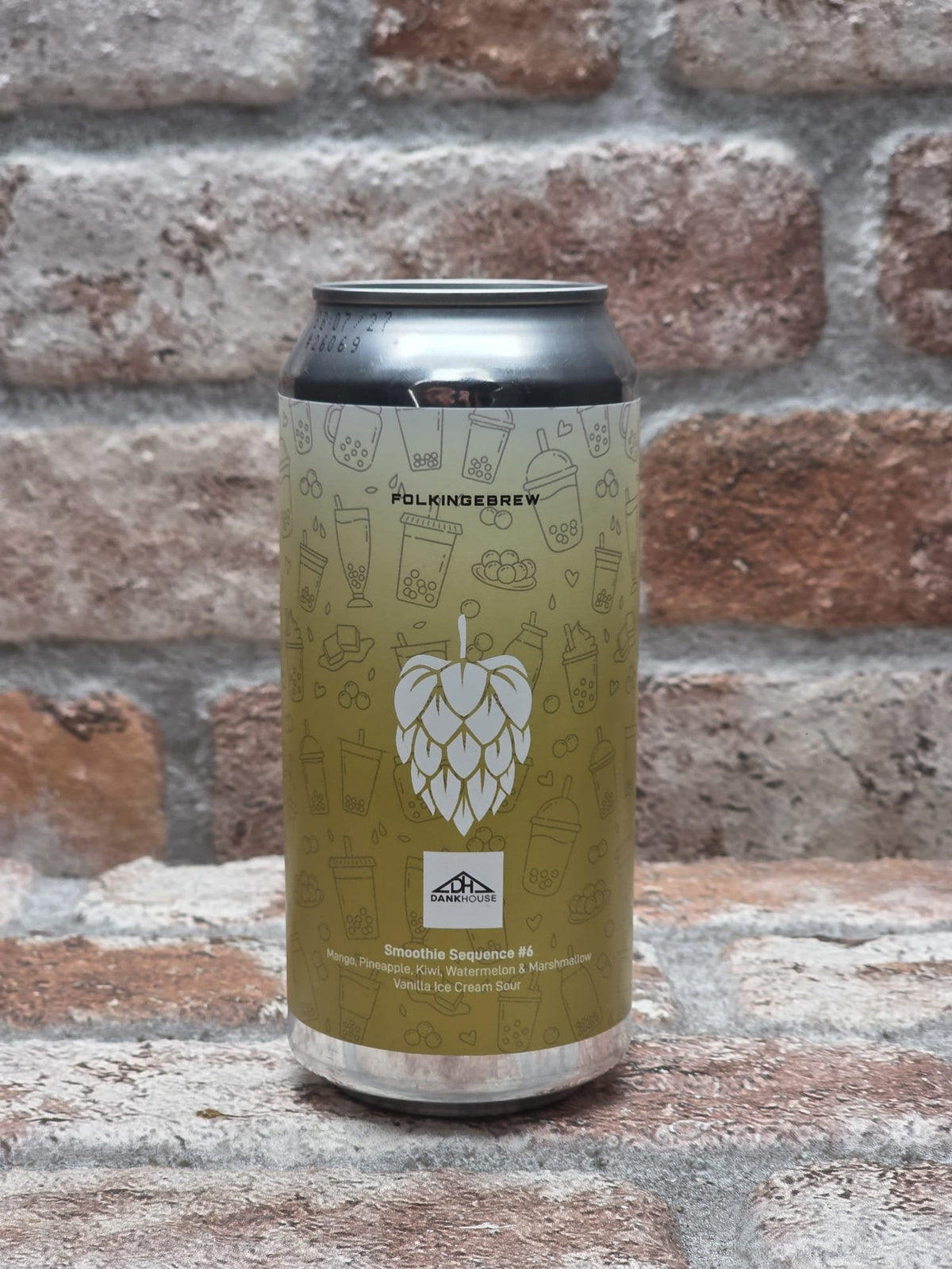 Folkingebrew Smoothie Sequence #6: Mango, Pineapple, Kiwi, Watermelon & Marshmallow Sour - 44 CL