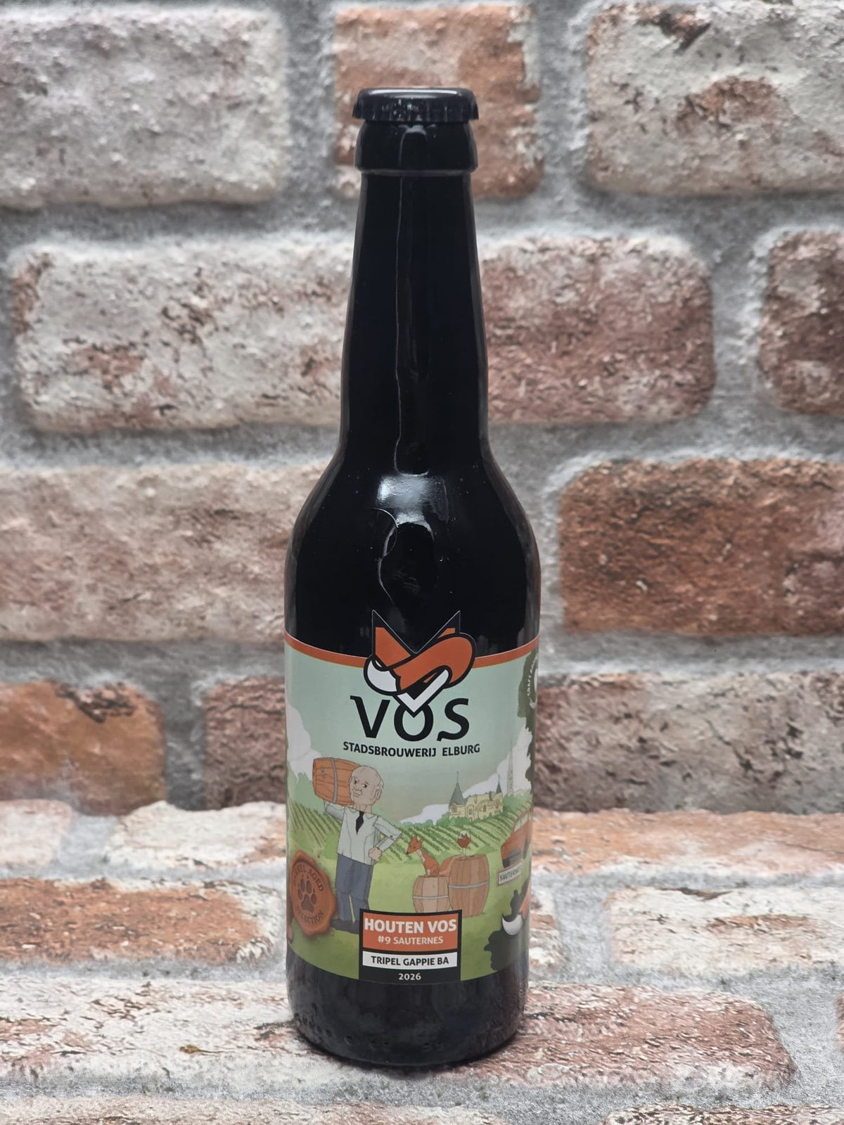 Stadsbrouwerij Vos - Elburg Houten Vos (Barrel Aged) #9 - Tripel BA Sauternes - 33 CL